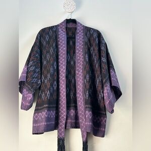 XL Purple Kimono Style Jacket